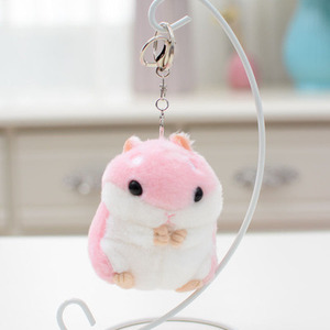Bán Buôn Dễ Thương Hamster Sang Trọng Keychain Đồ Chơi Động Vật Phim Hoạt Hình Con Búp Bê Nhỏ Móc Chìa Khóa Mặt Dây Chuyền Nhồi Bông Chuột Bé Trẻ Em Quà Tặng - Product Image 6