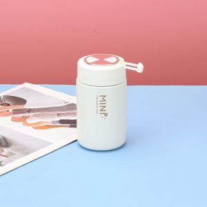 แก้วน้ำเก็บความร้อนแบบพกพา ขนาด 260 มล. ปราศจากสาร BPA พร้อมหูจับปรับได้ - Product Image 2