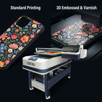 Impresora UV Plana Comercial 6090 I1600 I3200 de 3 Cabezales, Máquina de Impresión Digital UV para Regalos Personalizados, Papelería y Fundas para Teléfonos