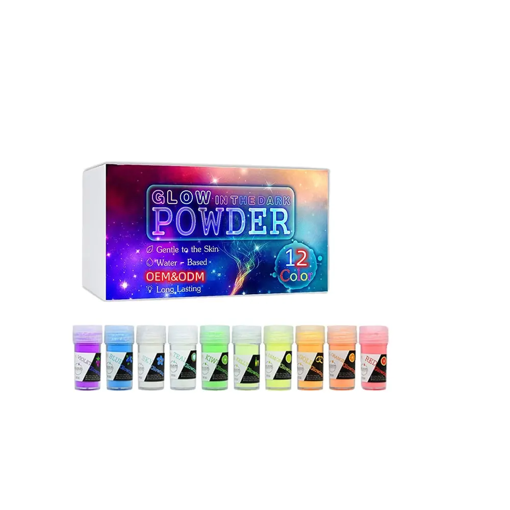 High Quality Luminous Powder Photoluminescent Pigment Fluorescent Paints Pigment Powder Luminescent In The Dark