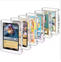 Cadre de présentation transparent classique en gros pour cartes de collection Yugion et One Piece TCG