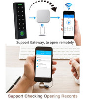 Clavier tactile Bluetooth étanche TTLock intelligent pour iOS et Android, accès RFID, avec passerelle de présence et accès par empreinte digitale