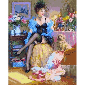 Nouvelle <span class=keywords><strong>peinture</strong></span> murale intérieure personnalisée <span class=keywords><strong>peinture</strong></span> par numéros peintures de décoration intérieure à vendre - Product Image 3