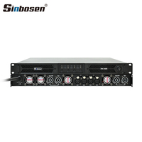 Amplificateur de puissance audio professionnel numérique Sinbosen K4-1400 4 canaux 4x1400W 8 ohms en métal