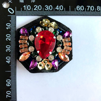 Nouveaux patchs de fleurs en feutre perlé pour chapeaux et accessoires de chaussettes, fournitures de confection de vêtements