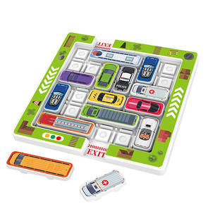 <span class=keywords><strong>Jeu</strong></span> de puzzle de logique pour voiture, sortie du parking, jouets de puzzle de logique Huaroong Road, entraînement à la pensée logique, <span class=keywords><strong>jeu</strong></span> de société éducatif - Product Image 1