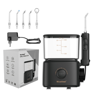 Irrigador Bucal Eléctrico Nicefeel para el Cuidado Bucal en el Hogar y Hoteles, Fuente de Alimentación por Baterí<span class=keywords><strong>a</strong></span>, <span class=keywords><strong>Limpieza</strong></span> Bucal para Adultos - Product Image 1