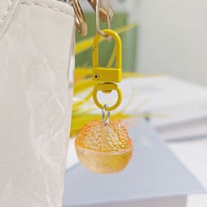 Resin Plastic Four <b>Leaf</b> Clover <b>Light</b> Keychain Pendant Floral Earphone Phone Case & Jewelry Bag Charm Accessories - Product Image 4