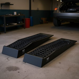 Rampes de service pour voitures Vevor, 2 pièces, capacité de 20 000 lb, hauteur de levage de 2,56 pouces, rampes de soutien pour véhicules en plastique robuste - Product Image 2