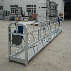 Plataforma suspendida de aluminio con cuerda ZLP 800 personalizada, plataforma suspendida, plataforma suspendida de cuerda de motor con muchos tamaños