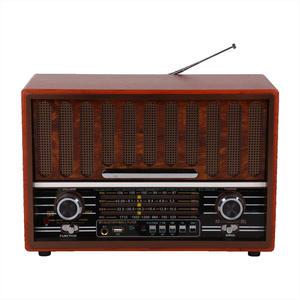 Radio rétro multifonction FM AM SW en bois avec haut-parleur intégré, lecteur de musique USB TF, antenne haute sensibilité pour la décoration de la maison - Product Image 2