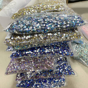XULIN SS6 SS8 SS10 SS12 SS16 SS20 10 Gross 100 Gross Flatback Glass Rhinestone Grosir untuk Dekorasi Kuku - Product Image 1