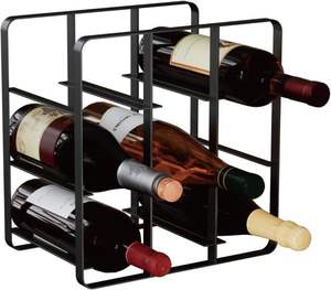 Easy Assembly <b>Freestanding</b> Metal Wine Bottle Rack for Countertop - Product Image 1