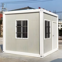 Maison préfabriquée pliable et imperméable prête à l'emploi avec maison mobile portable préfabriquée pliante en acier léger