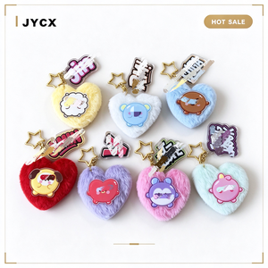 Portachiavi in acrilico con ciondolo a forma di personaggio dei cartoni animati Kpop <span class=keywords><strong>Taehyung</strong></span> Jungkook Suga Jimin, con motivo, per accessori borsa, idea regalo - Product Image 1