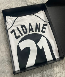 Maglia da Calcio Classica Retrò Inglese di Alta Qualità, 100% Poliestere, Asciugatura Rapida, Traspirante, Unisex per Adulti, Modello <span class=keywords><strong>Ronaldo</strong></span> - Product Image 4