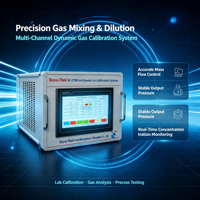 Bayou-Lok High Precision Dynamic Gas Calibrator Detection Machine Multi-channel Gas Dilution Multi-component Mixer IP55