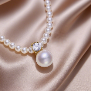 สร้อยคอ NFC ไข่มุกเทียม คงสภาพได้ตลอดชีพ 13.56MHz RFID ของขวัญสำหรับเธอ เครื่องประดับแฟชั่น จี้ NFC ทันสมัย - Product Image 4