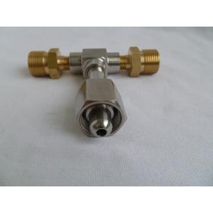 G5/8 Tee <b>Connector</b> Gas Cylinder <b>Adapter</b> 5/8 Diverter Valve Pressure Reducing Pressure for Gas Cylinder - Product Image 6