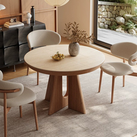 Table à manger ovale de style médiéval avec plateau en pierre, ensemble de chaises, design extensible et pliable en bois massif pour les petits appartements, usage domestique