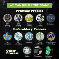 Kaos Pria 220GSM Jahitan Rapat Bahan Poly Cotton Cepat Kering Model Longgar Elastis Logo Kustom OEM