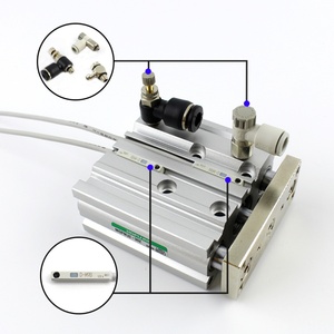 Cilindros Neumáticos Hidráulicos Industriales de Servicio Pesado con Varilla Guía Compacta y Automatización, con Cuerpo de Acero, Bomba de Motor y Rodamiento - Mgpm - Product Image 5