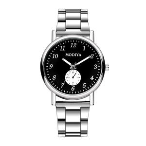 Nuevo reloj minimalista de doble lente para hombre, reloj de cuarzo con banda de acero resistente al agua, reloj de pulsera para estudiantes, venta al por mayor - Product Image 6