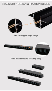 Manufactured <b>Magnetic</b> <b>Light</b> 24v ultra Slim Anti Glare 18 Heads 18w <b>Magnetic</b> <b>Led</b> Track <b>Light</b> - Product Image 5