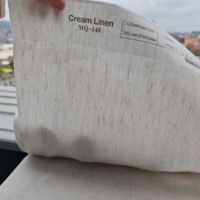 Rideaux transparents en lin mélangé pour le salon