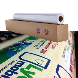 Papier synthétique mat PP pour affiches numériques jet d'encre résistant à l'eau, auto-adhésif et écologique pour la publicité intérieure - Product Image 1