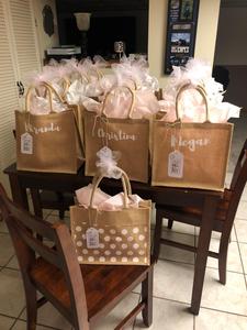 <strong>Wholesale</strong> Cheap 40*35*15CM Natural Linen <strong>Jute</strong> <strong>Tote</strong> Shopping <strong>Bag</strong> with Custom Design and Rope Handle for Gifts - Product Image 2