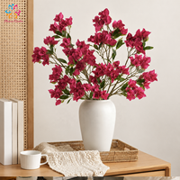 45 Têtes de Fleurs Artificielles de Bougainvillier Imprimées en 3D, Fleurs Artificielles Colorées pour la Décoration Intérieure et Extérieure de la Maison
