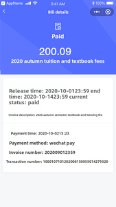 Développement d'application de système de paiement des frais d'éducation pour campus intelligents - Product Image 6