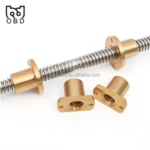 Dadi flangiati in ottone <span class=keywords><strong>di</strong></span> varie dimensioni, gamma completa, viti <span class=keywords><strong>a</strong></span> <span class=keywords><strong>ricircolo</strong></span> <span class=keywords><strong>di</strong></span> <span class=keywords><strong>sfere</strong></span> <span class=keywords><strong>di</strong></span> precisione personalizzate, passo 3mm, nucleo <span class=keywords><strong>a</strong></span> doppia <span class=keywords><strong>vite</strong></span> - Product Image 1