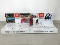 Casque acrylique présentoirs haut-parleurs sans fil affichage comptoir étagère pour supermarché centre commercial et détaillant
