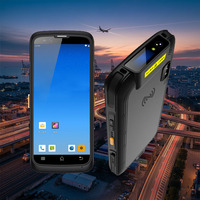 Lecteur RFID portable robuste pour étiquettes de bijoux, scanner d'étiquettes RFID, portée longue de 5 mètres, 865-868/902-928 MHz, lecteur-graveur RFID Android