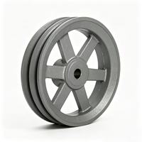 Poulie en acier personnalisée pour courroie trapézoïdale, OEM, 3 rainures, diamètre extérieur 150 mm, alésage 10 mm, garantie 3 ans