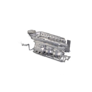 Aluminum Alloy Die Casting Parts Precision Machined For Manufacturing Customizable Multiple Parting Surfaces Silver Color - Product Image 1