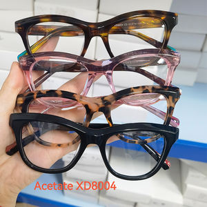Werbeartikel: Großhandel gemischte bedruckte, leichte Unisex-Vollrand-Acetat-Brillenfassungen im Retro-Stil für optische Brillen - Product Image 3