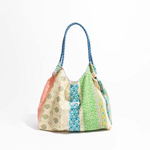 <span class=keywords><strong>Bai</strong></span> <span class=keywords><strong>Lu</strong></span> กระเป๋าช้อปปิ้งผ้าแคนวาสแบบพกพาพับได้ออกแบบลายดอกไม้ความจุขนาดใหญ่ใช้ซ้ำได้โลโก้ที่กำหนดเองผ้าไนล่อน - Product Image 4