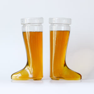 Gobelet à bière en plastique de 1 litre, gobelet à bière transparent en forme de botte géante - Product Image 5