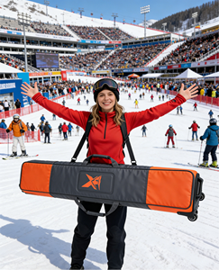 Sac à <span class=keywords><strong>ski</strong></span> personnalisé de grande capacité pour l'extérieur, avec roulettes, en nylon imperméable, sac de rangement pour équipement de <span class=keywords><strong>ski</strong></span>, sac pour bottes de <span class=keywords><strong>ski</strong></span> - Product Image 5