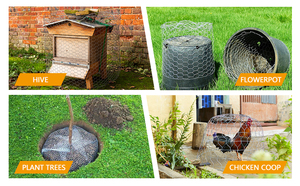 Gà dây hàng rào lưới, 16in,82ft, lưới mạ kẽm lục giác, hàng rào vườn cho gà Coop rào cản thỏ lồng - Product Image 5