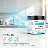VitaHall Poudre de L-Glutamine Fermentée Pure – Acide Aminé pour la Santé Intestinale, la Barrière Intestinale et le Bien-être Digestif Quotidien