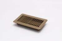 Nouvelle grille de sortie d'air de climatisation rectangulaire ajustable 4 * 8 marron FL, très vendue