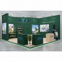 Stand d'exposition modulaire portable SEG Light Box 3x6 avec cadre en aluminium et tissu tendu de nouvelle conception pour les stands de salons professionnels