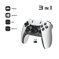 Control Inalámbrico 079D 2.4G Tres en Uno, Adaptación Multimodo para Computadora, TV, Móvil, TV Box y Juegos en la Nube