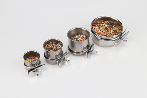 Cage d'alimentation suspendue en acier inoxydable pour chien, idéale pour la nourriture, les animaux domestiques, chiot, oiseaux et lapin - Product Image 2