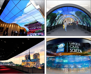 Màn hình LED cong bền lâu, trực tiếp từ nhà máy, dùng cho quảng cáo, màn hình quảng cáo LED dẻo, mô-đun LED mềm - Product Image 5