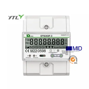 YTL DTS353F 5/80A DIN rail Three Phase 4W RS485 communication smart metering product suppliers